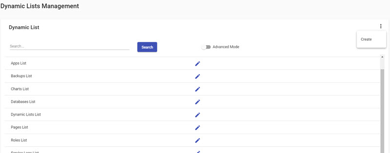 Dynamic List Management