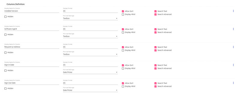 Populate Columns